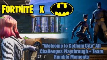 Fortnite: Welcome to Gotham City (Batman Challenges) Playthrough Thumbnail